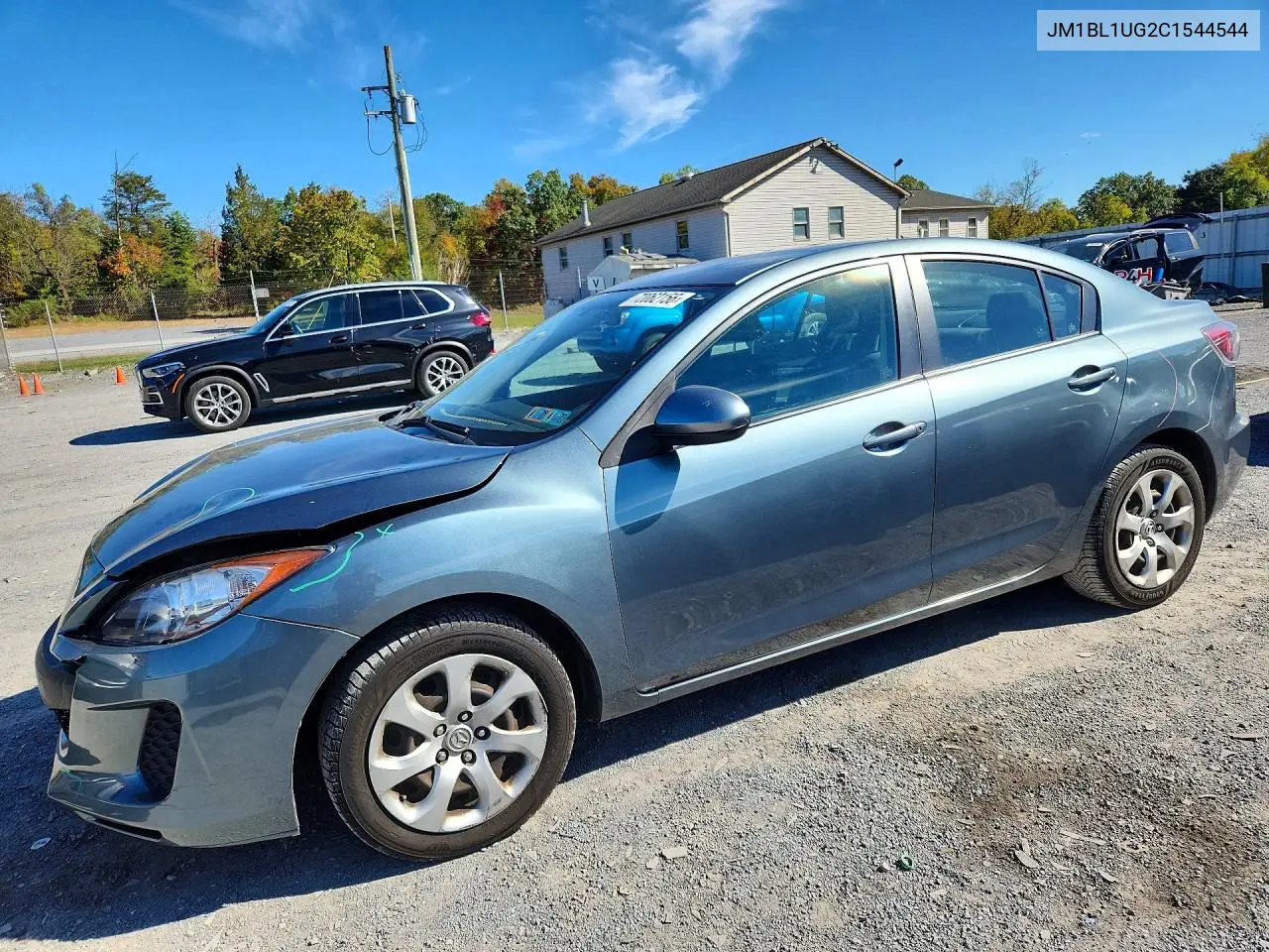 MAZDA 3 2012, VIN JM1BL1UG2C1544544