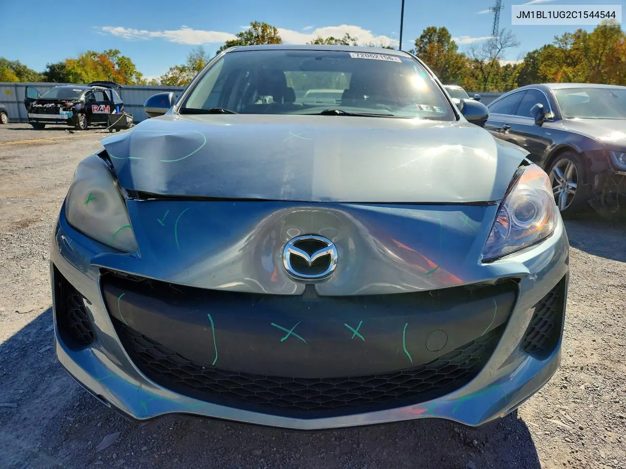 2012 MAZDA 3 VIN JM1BL1UG2C1544544 — фото 5