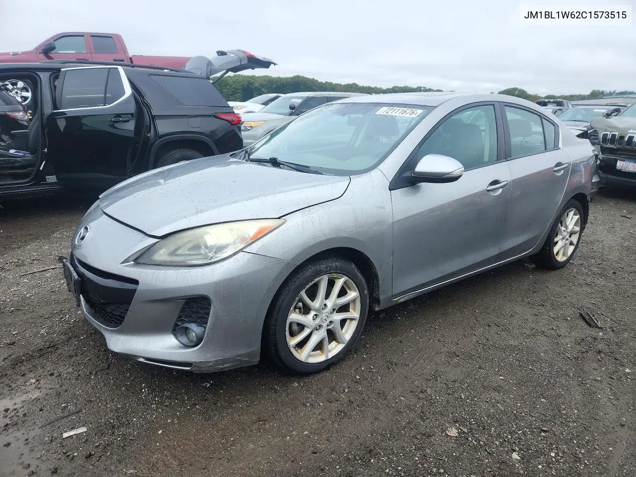 MAZDA 3 2012, VIN JM1BL1W62C1573515