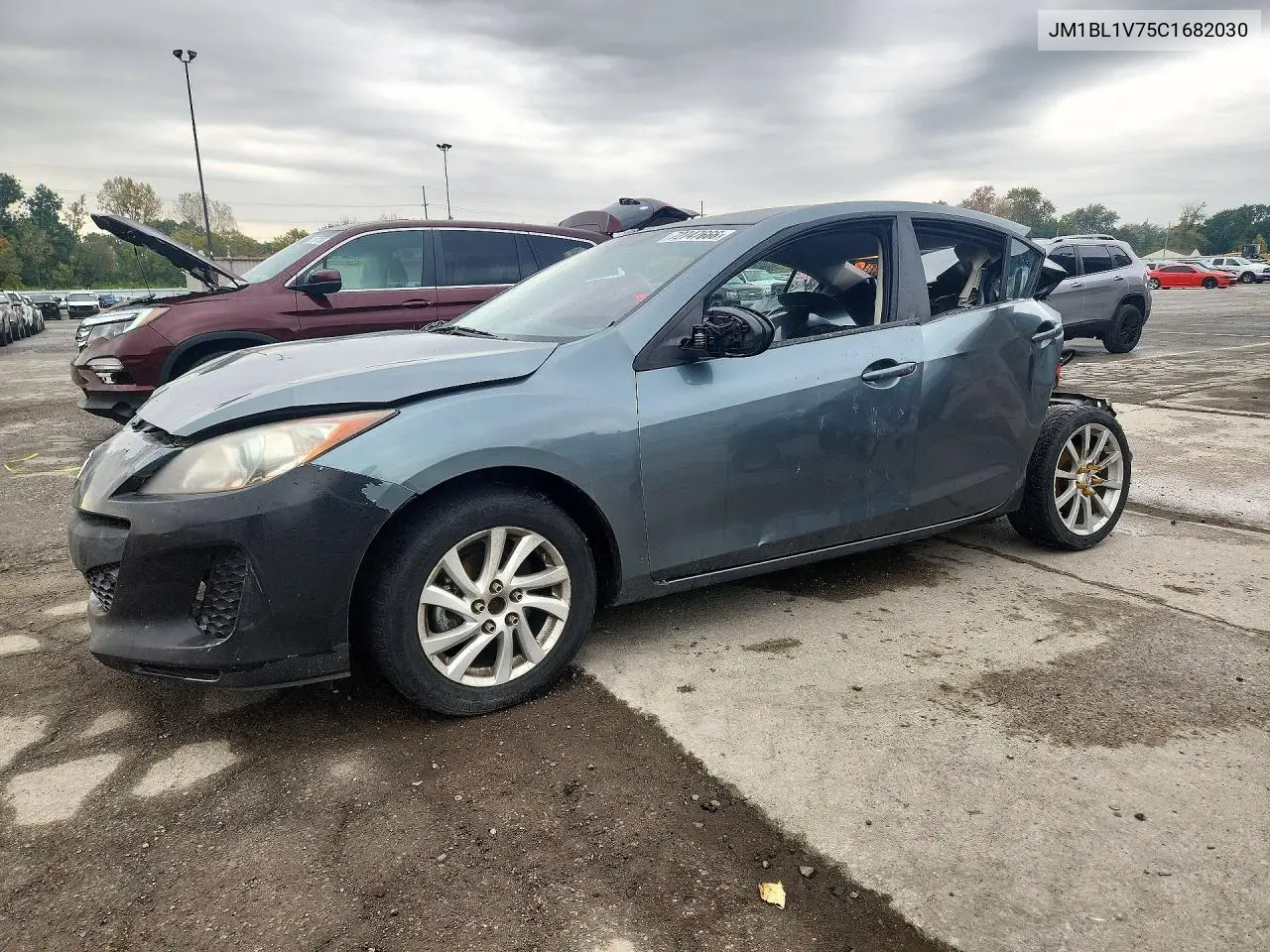 MAZDA 3 2012, VIN JM1BL1V75C1682030