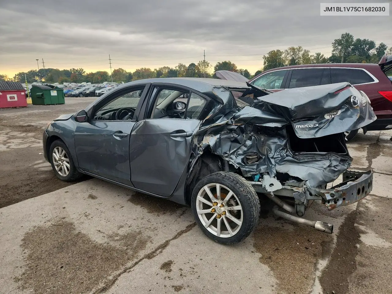 2012 MAZDA 3 VIN JM1BL1V75C1682030 — фото 2