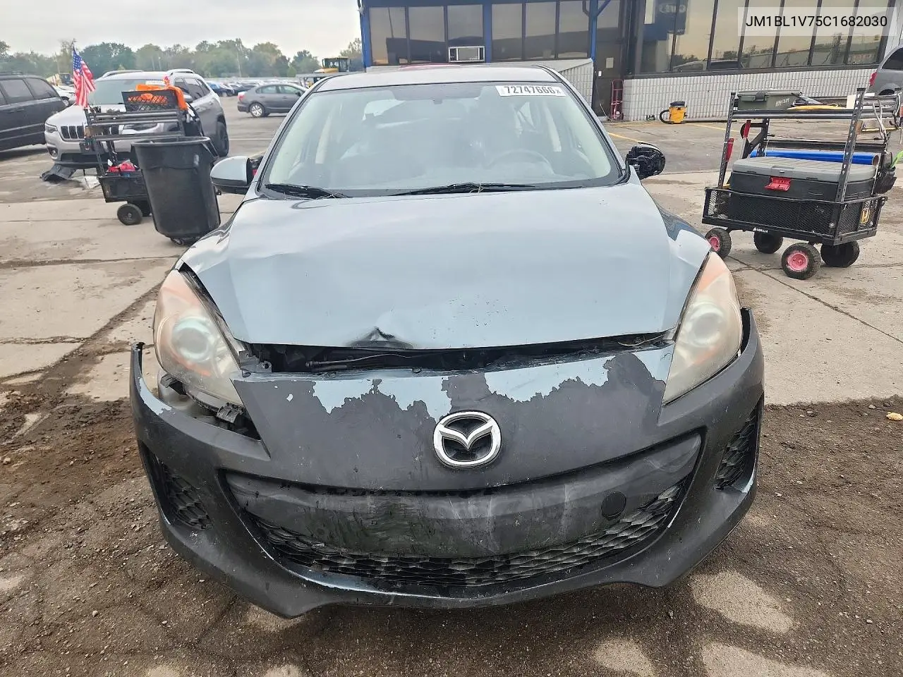 2012 MAZDA 3 VIN JM1BL1V75C1682030 — фото 5