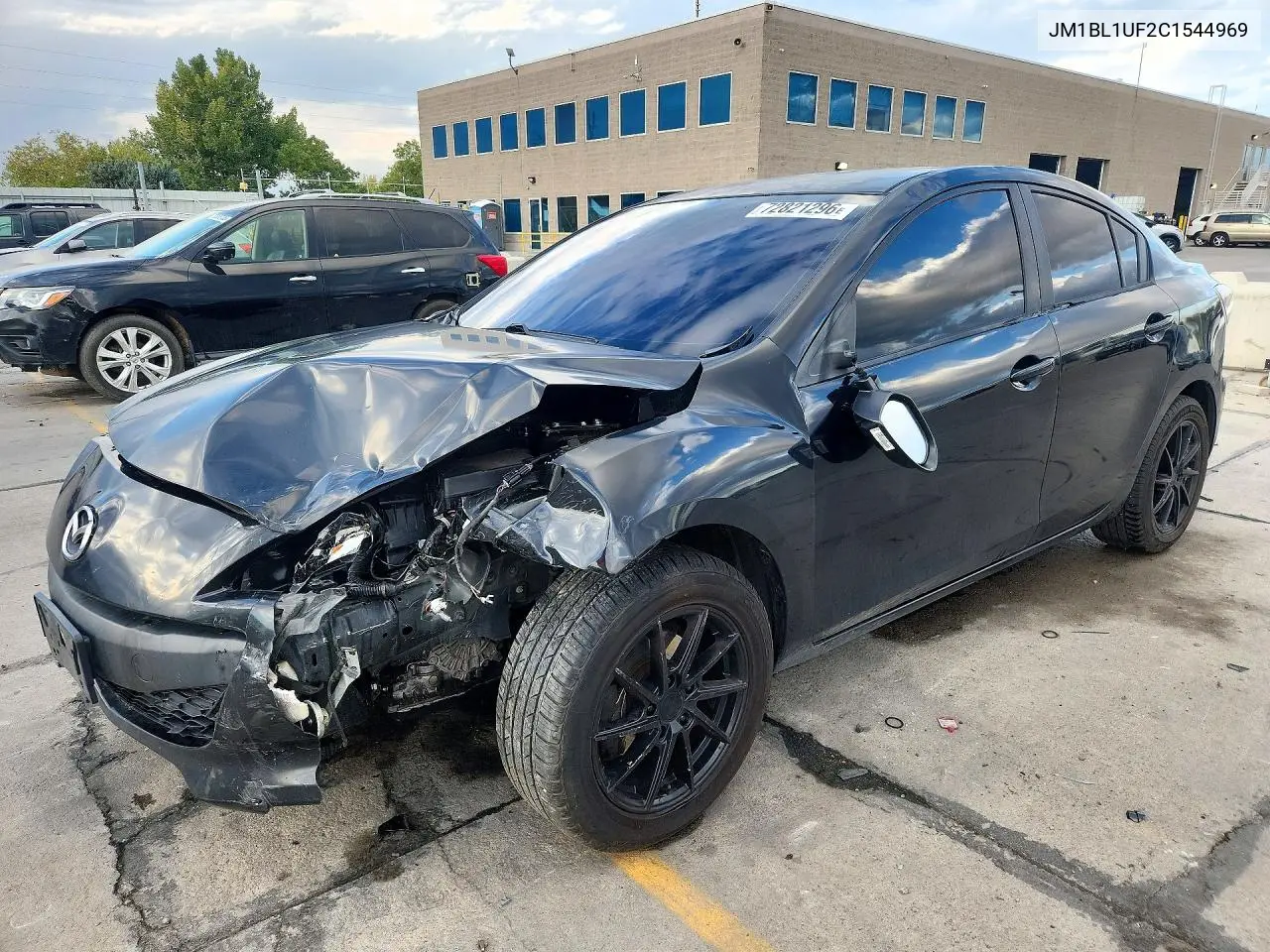 MAZDA 3 2012, VIN JM1BL1UF2C1544969
