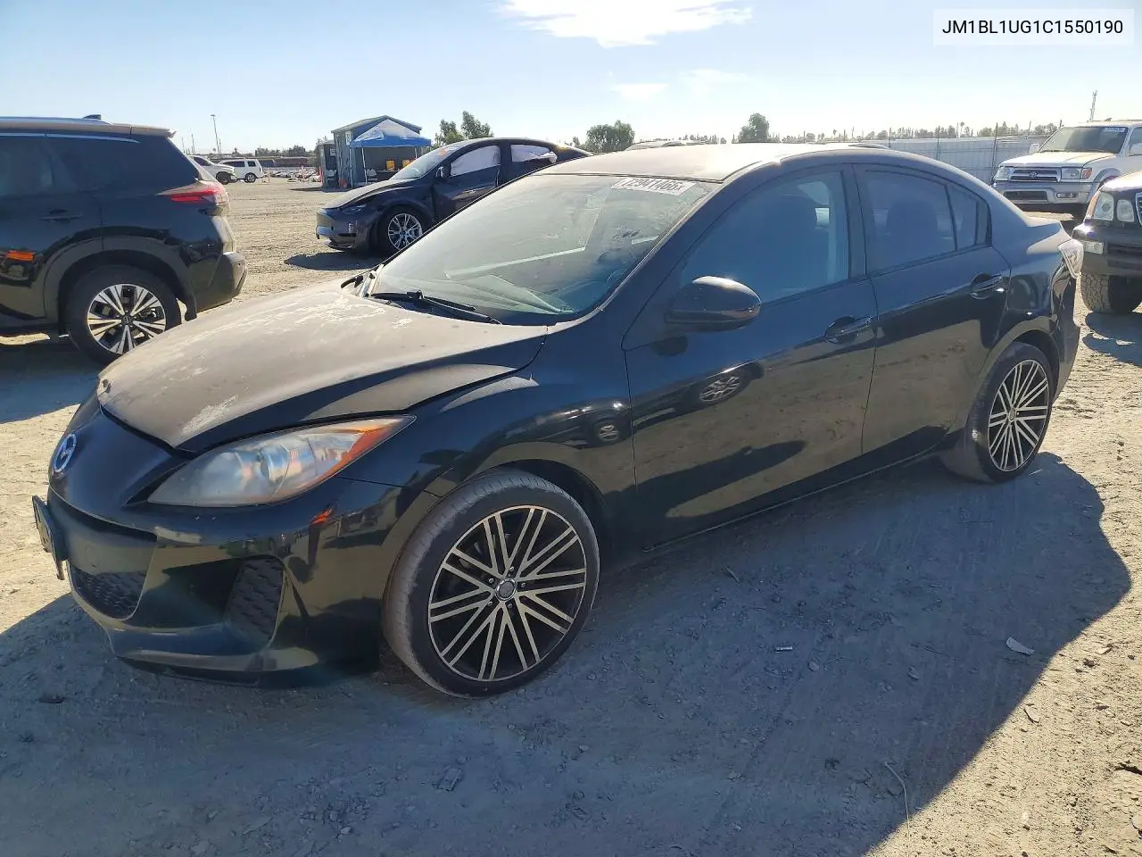 MAZDA 3 2012, VIN JM1BL1UG1C1550190