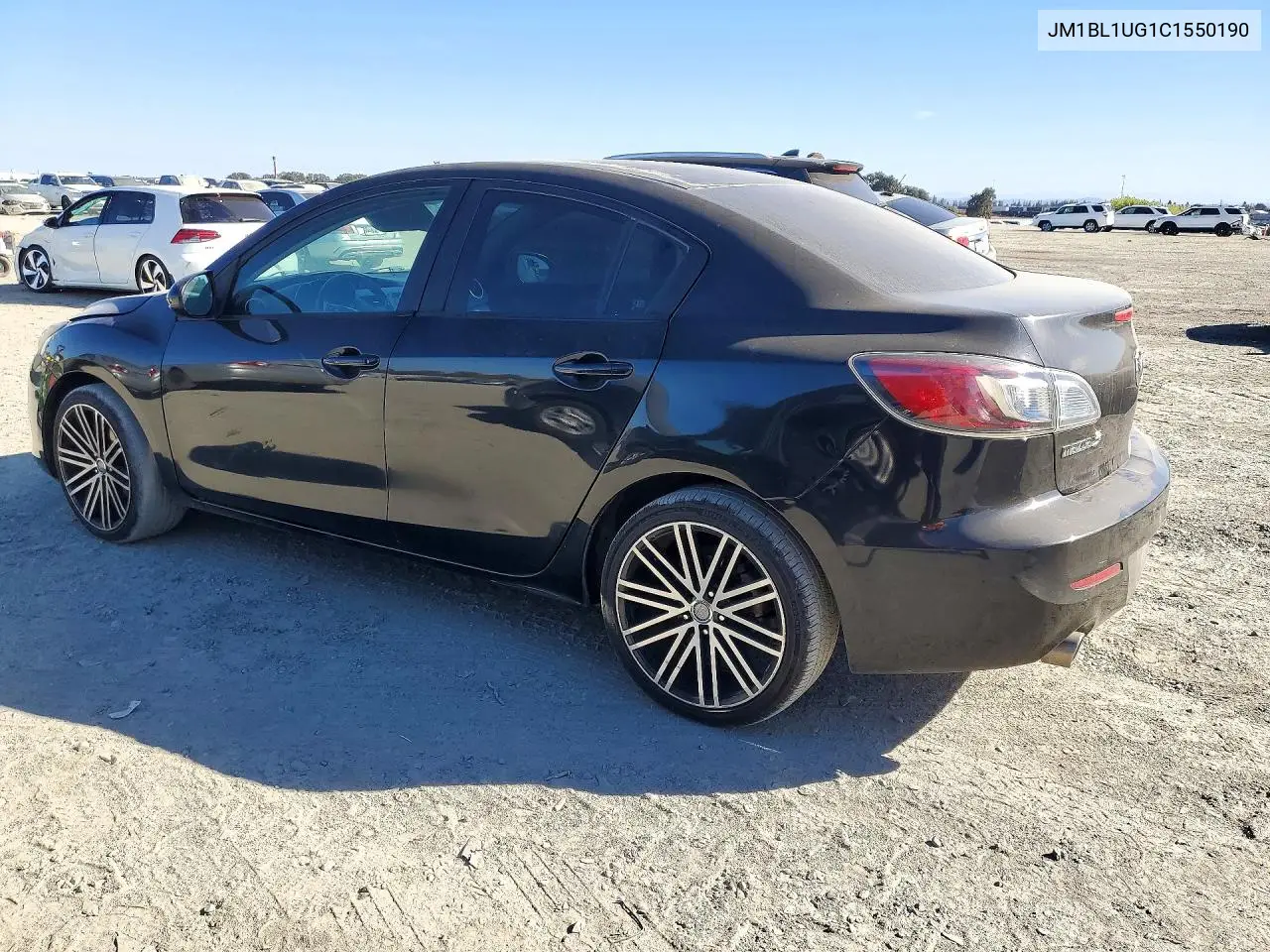 2012 MAZDA 3 VIN JM1BL1UG1C1550190 — фото 2