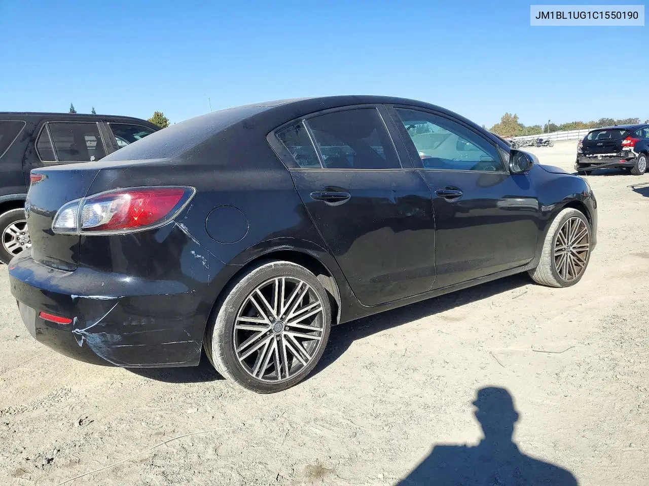 2012 MAZDA 3 VIN JM1BL1UG1C1550190 — фото 3