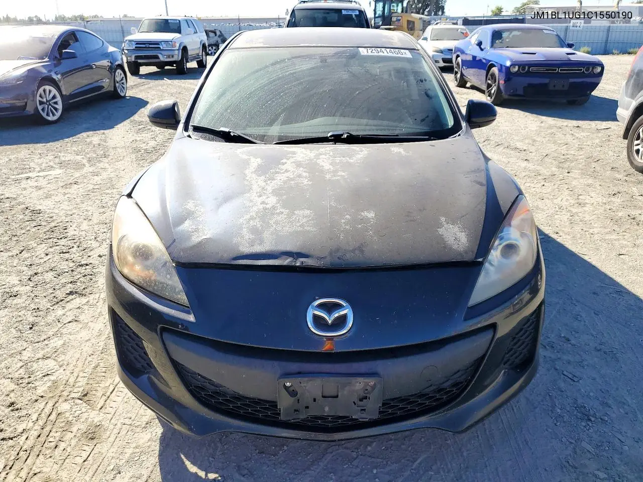 2012 MAZDA 3 VIN JM1BL1UG1C1550190 — фото 5