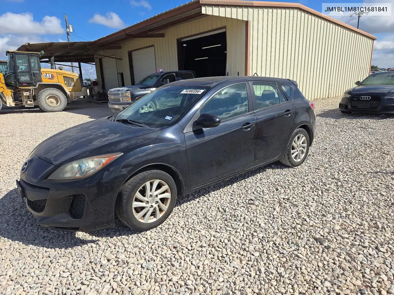 MAZDA 3 2012, VIN JM1BL1M81C1681841