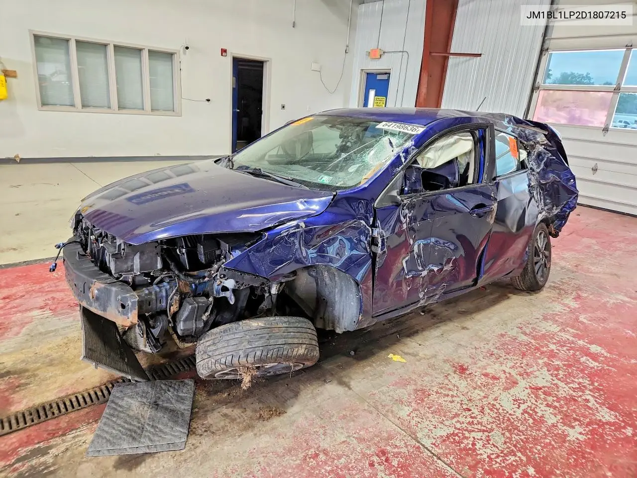 MAZDA 3 2013, VIN JM1BL1LP2D1807215