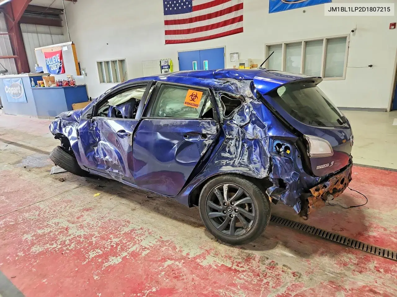 2013 MAZDA 3 VIN JM1BL1LP2D1807215 — фото 2