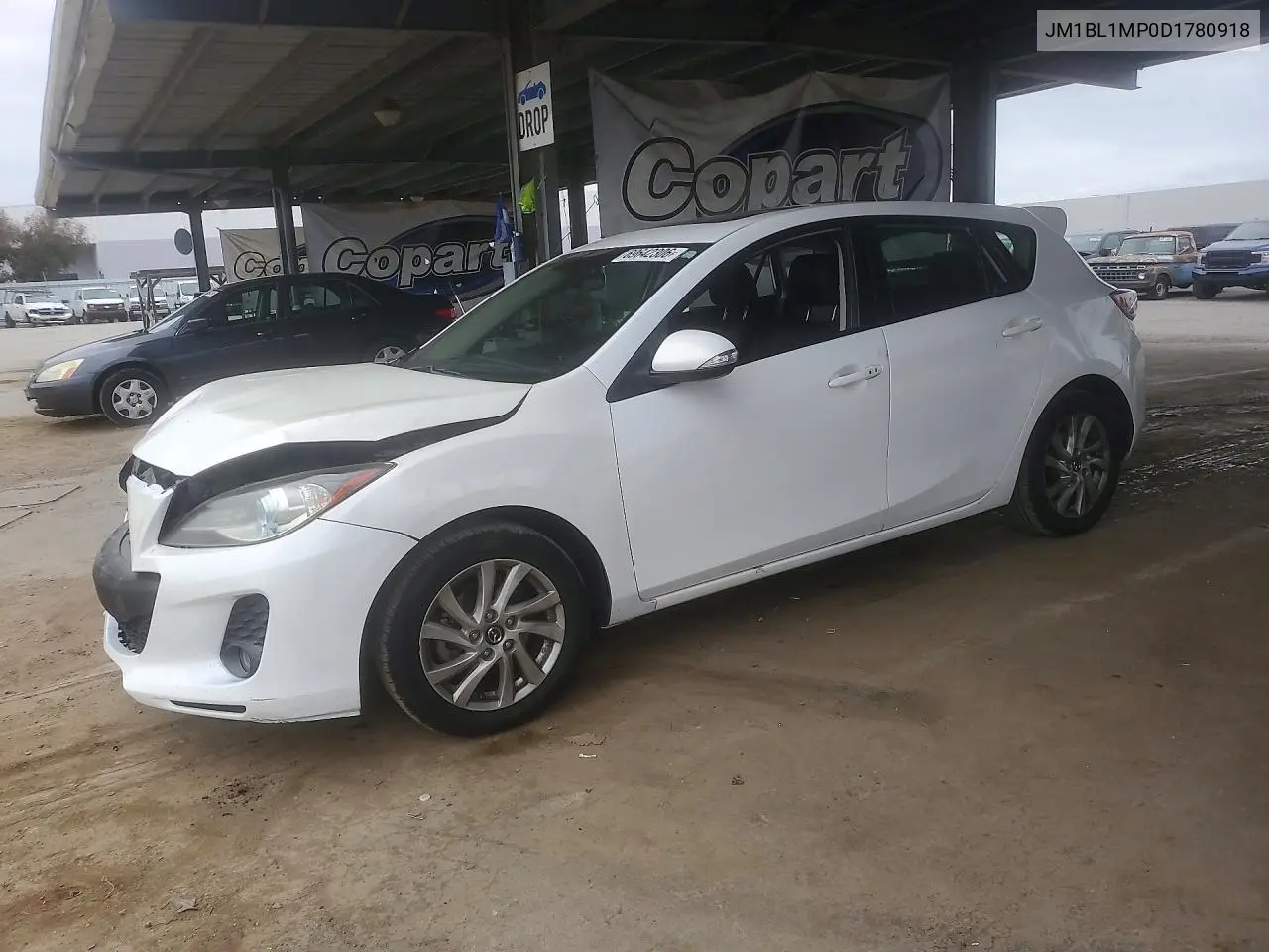 MAZDA 3 2013, VIN JM1BL1MP0D1780918