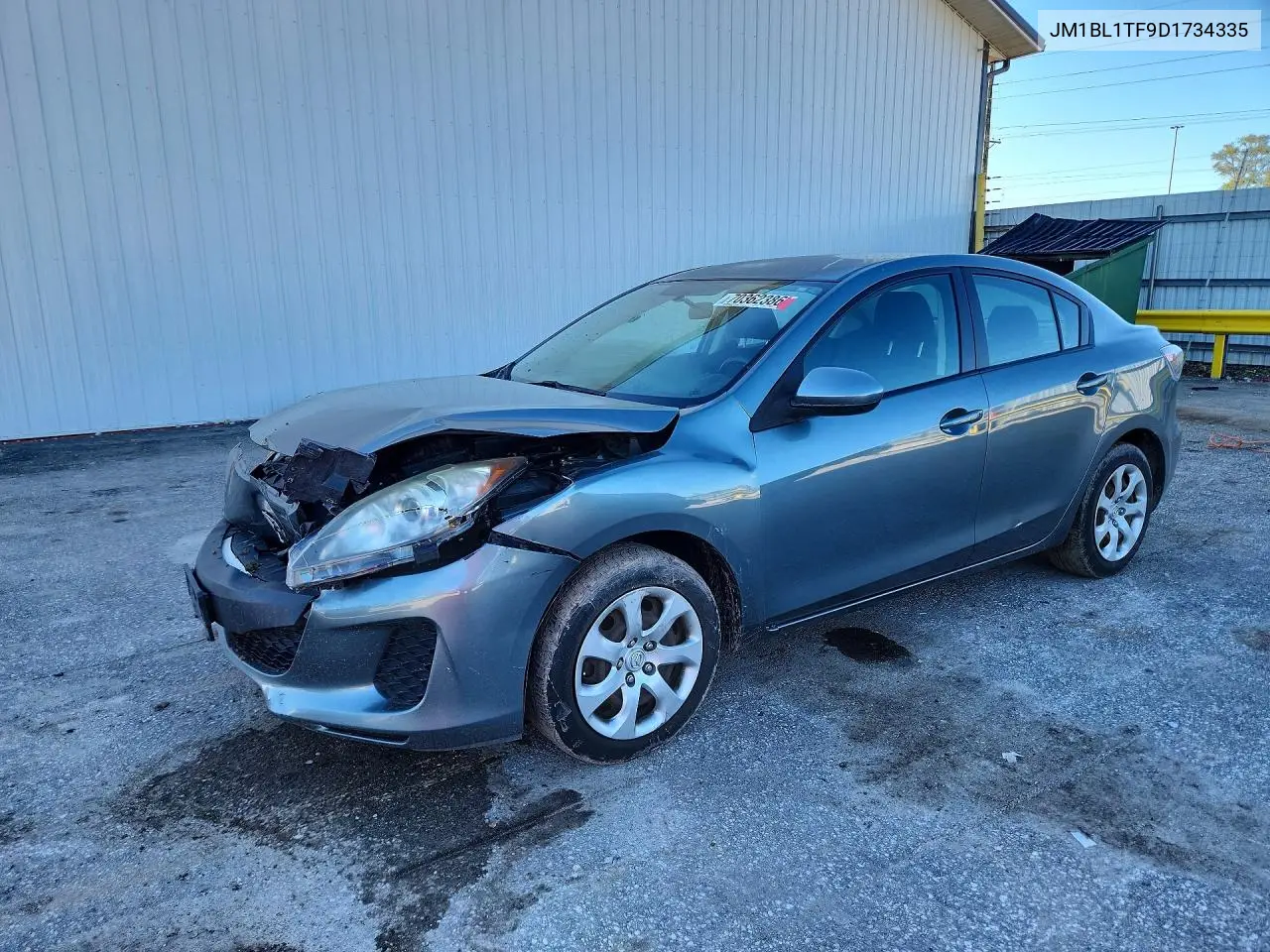 MAZDA 3 2013, VIN JM1BL1TF9D1734335