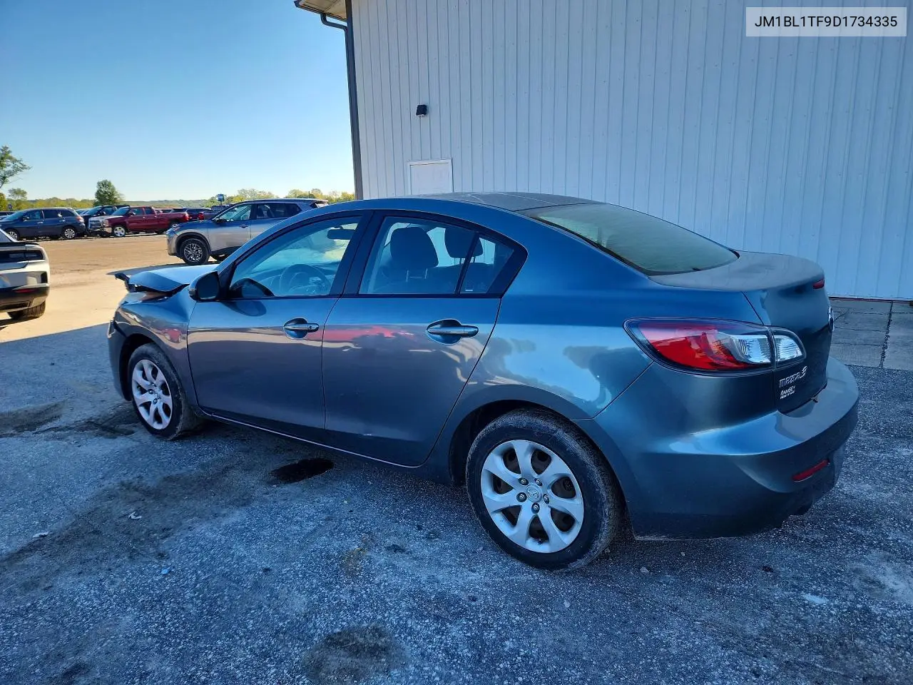 2013 MAZDA 3 VIN JM1BL1TF9D1734335 — фото 2