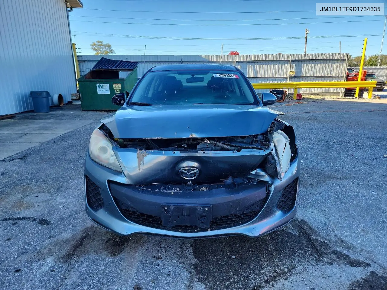 2013 MAZDA 3 VIN JM1BL1TF9D1734335 — фото 5