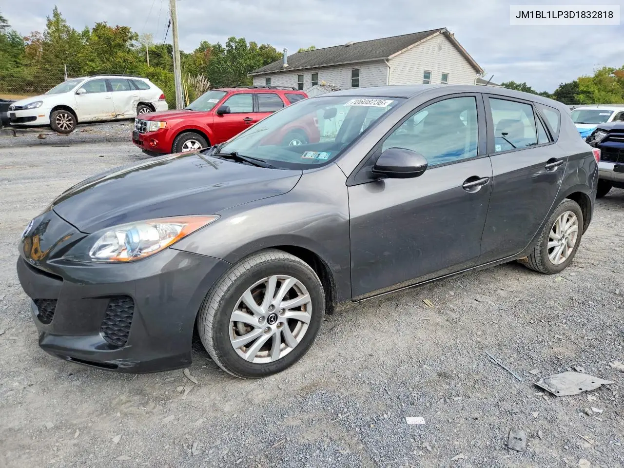 MAZDA 3 2013, VIN JM1BL1LP3D1832818