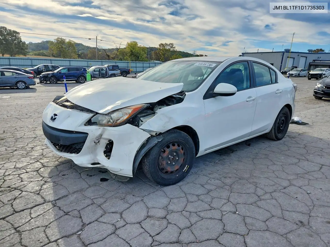 MAZDA 3 2013, VIN JM1BL1TF1D1735303