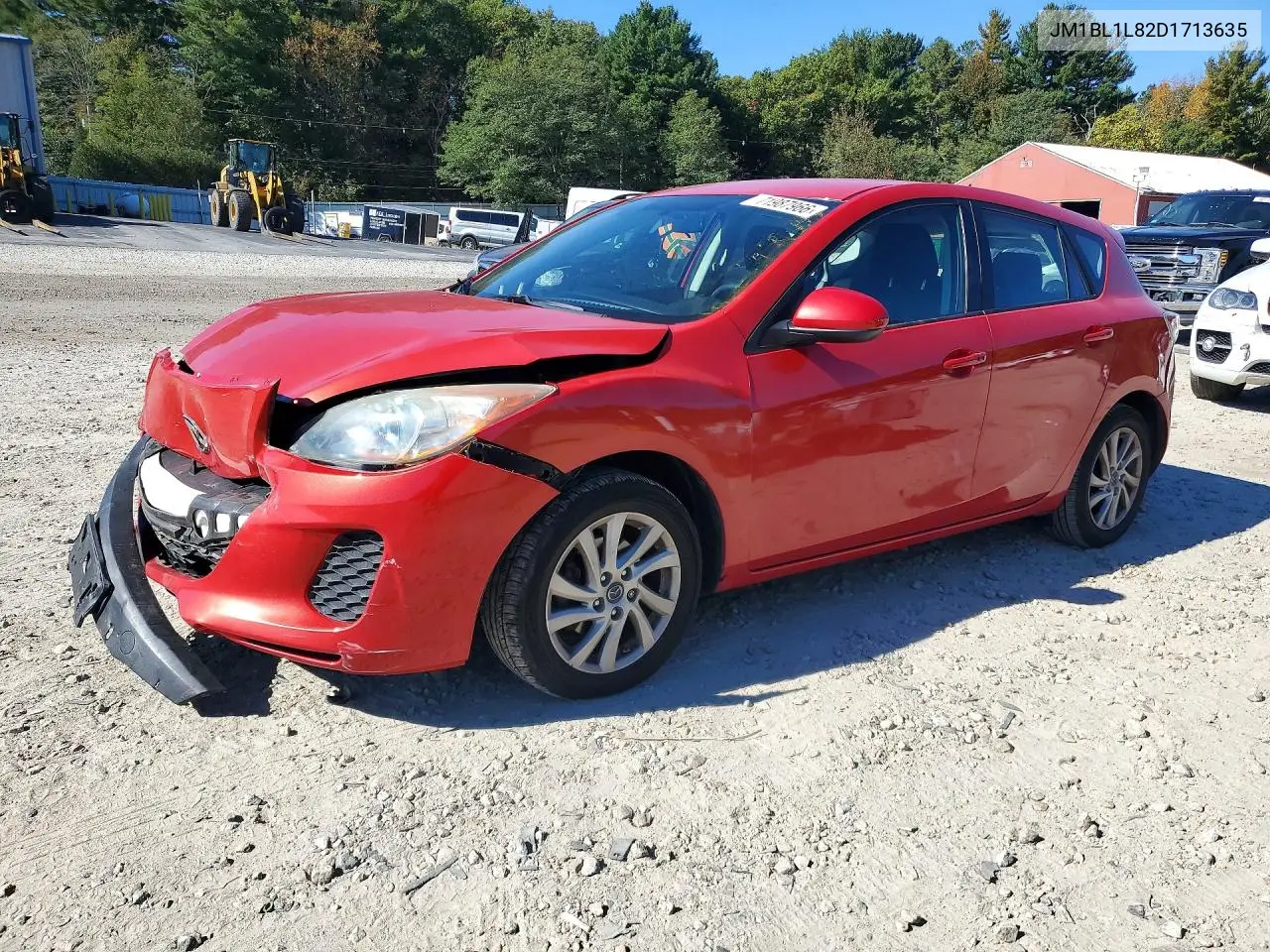 MAZDA 3 2013, VIN JM1BL1L82D1713635