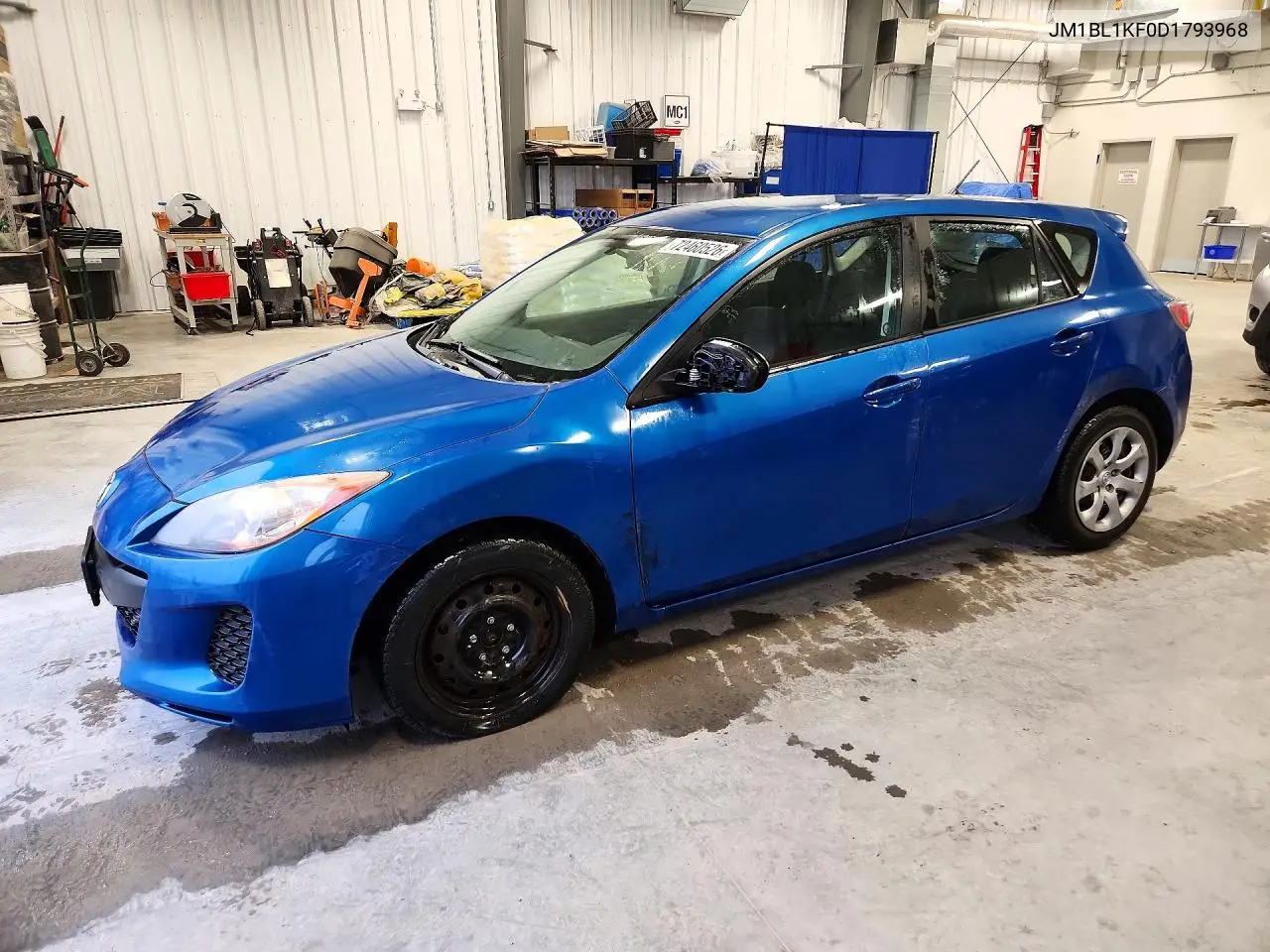 MAZDA 3 2013, VIN JM1BL1KF0D1793968