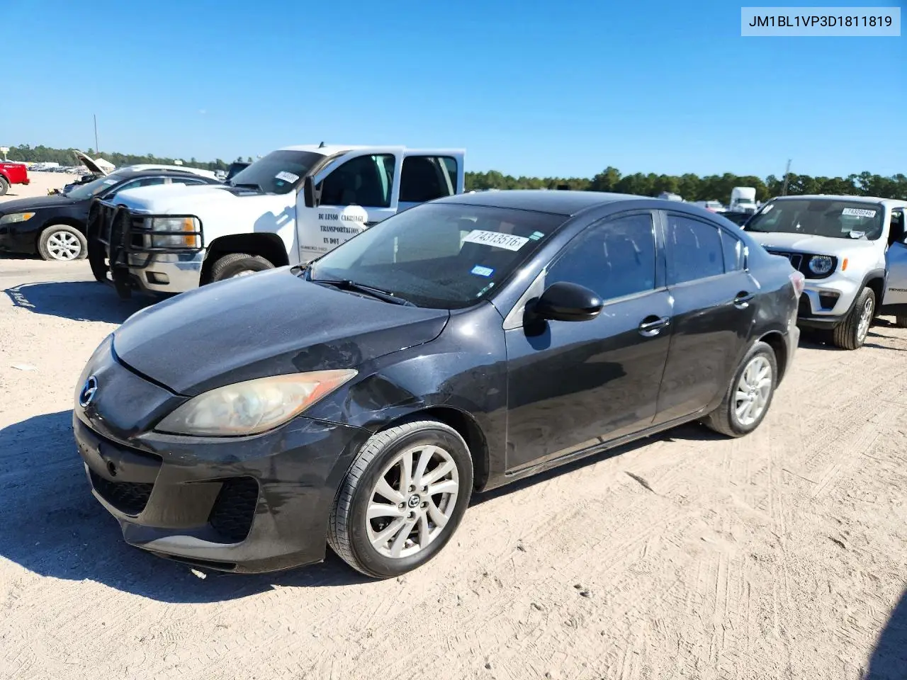 MAZDA 3 2013, VIN JM1BL1VP3D1811819