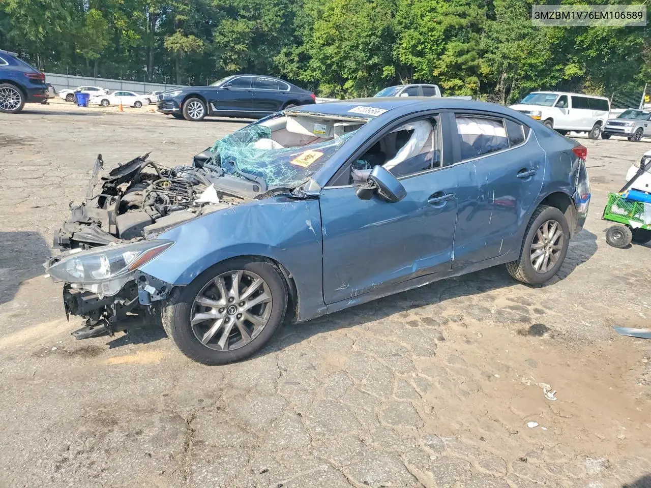 MAZDA 3 2014, VIN 3MZBM1V76EM106589