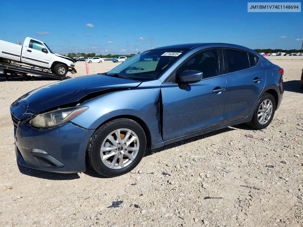 MAZDA 3 2014, VIN JM1BM1V74E1148694