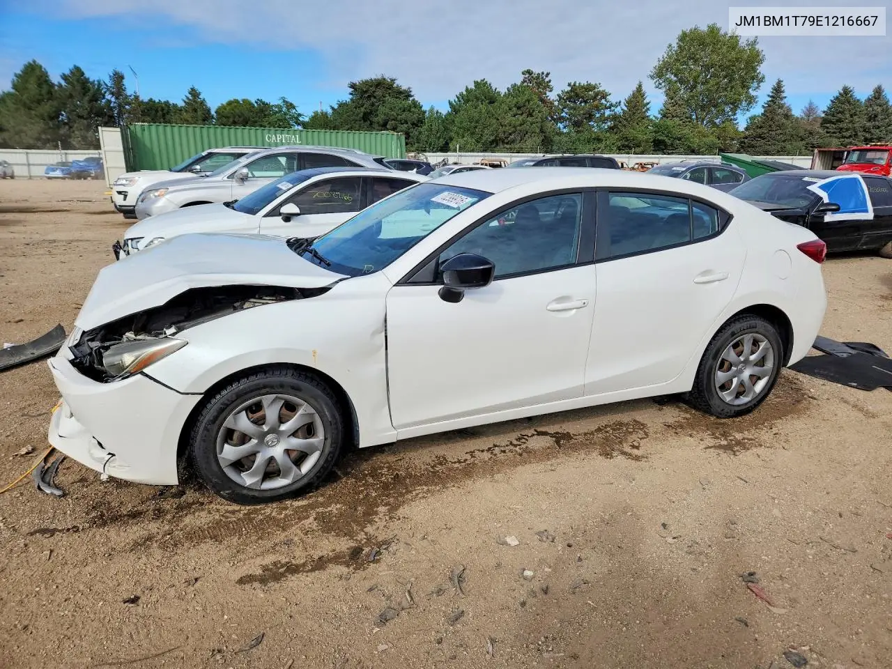 MAZDA 3 2014, VIN JM1BM1T79E1216667