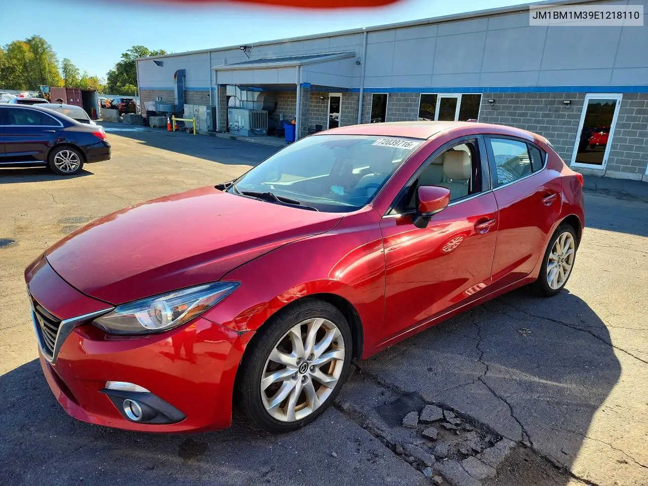 MAZDA 3 2014, VIN JM1BM1M39E1218110