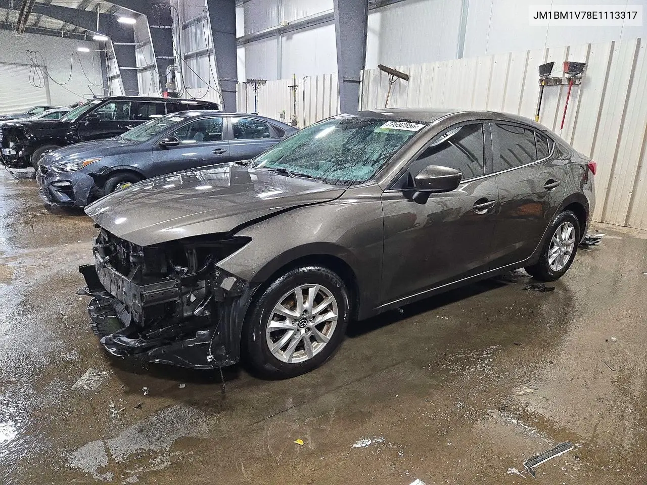 MAZDA 3 2014, VIN JM1BM1V78E1113317