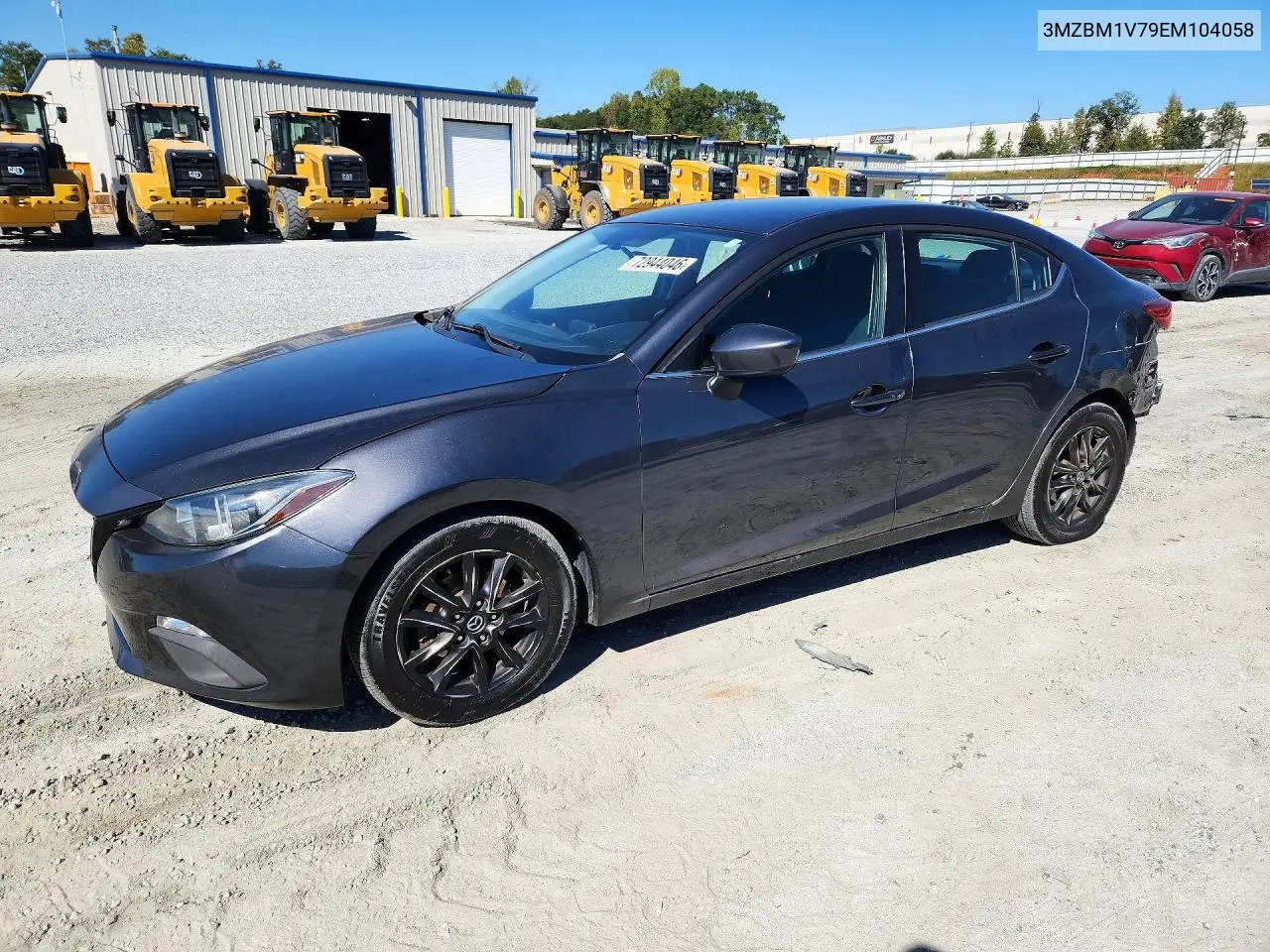 MAZDA 3 2014, VIN 3MZBM1V79EM104058