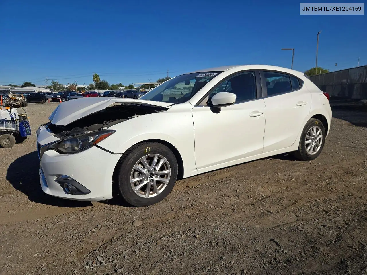 MAZDA 3 2014, VIN JM1BM1L7XE1204169