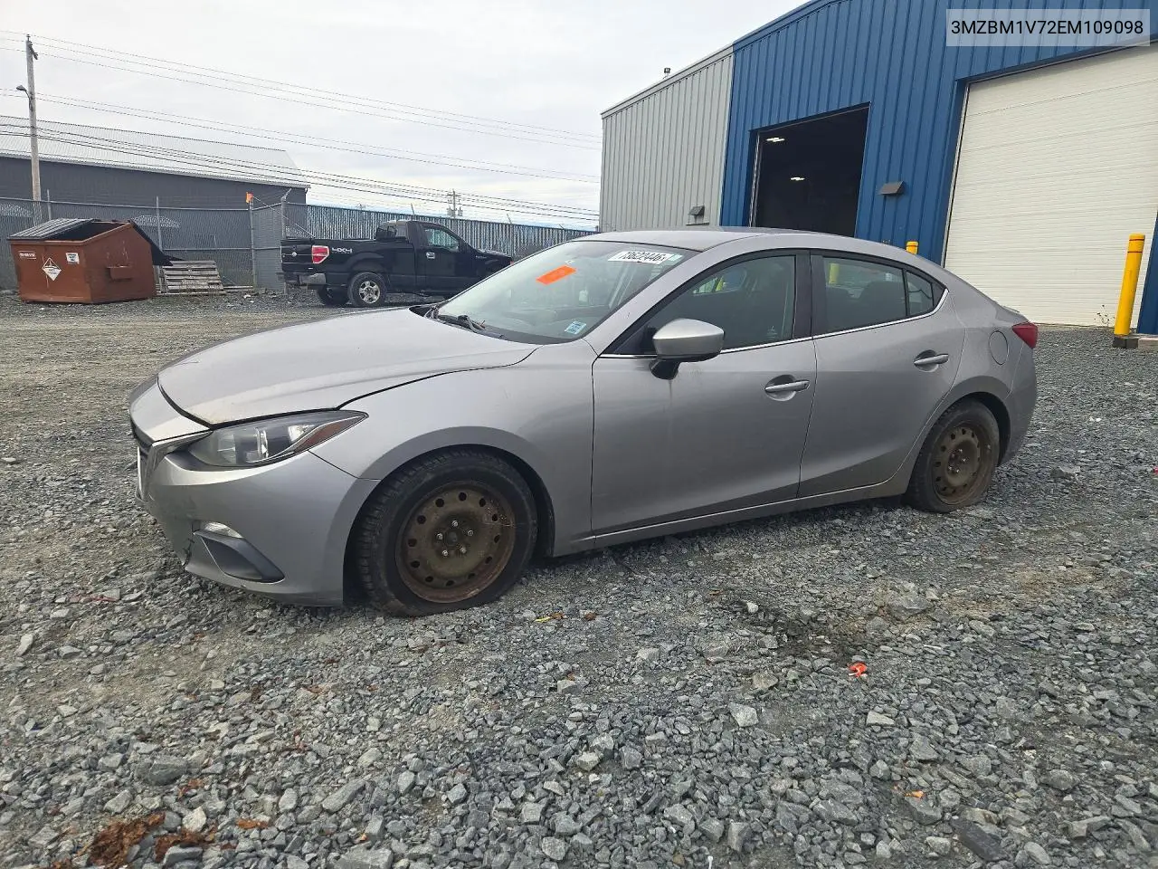 MAZDA 3 2014, VIN 3MZBM1V72EM109098