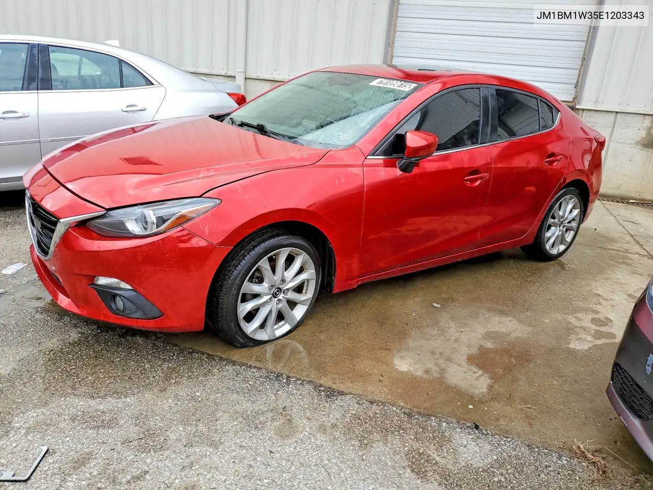 MAZDA 3 2014, VIN JM1BM1W35E1203343