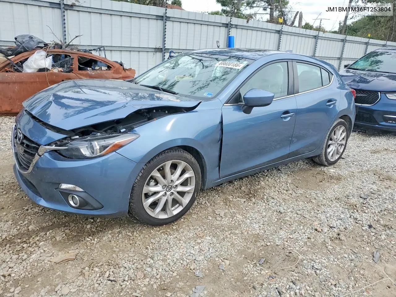 MAZDA 3 2015, VIN JM1BM1M36F1253804
