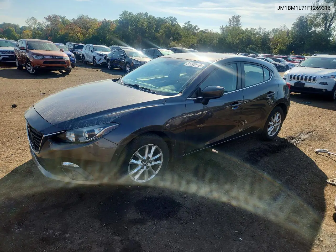 MAZDA 3 2015, VIN JM1BM1L71F1269316