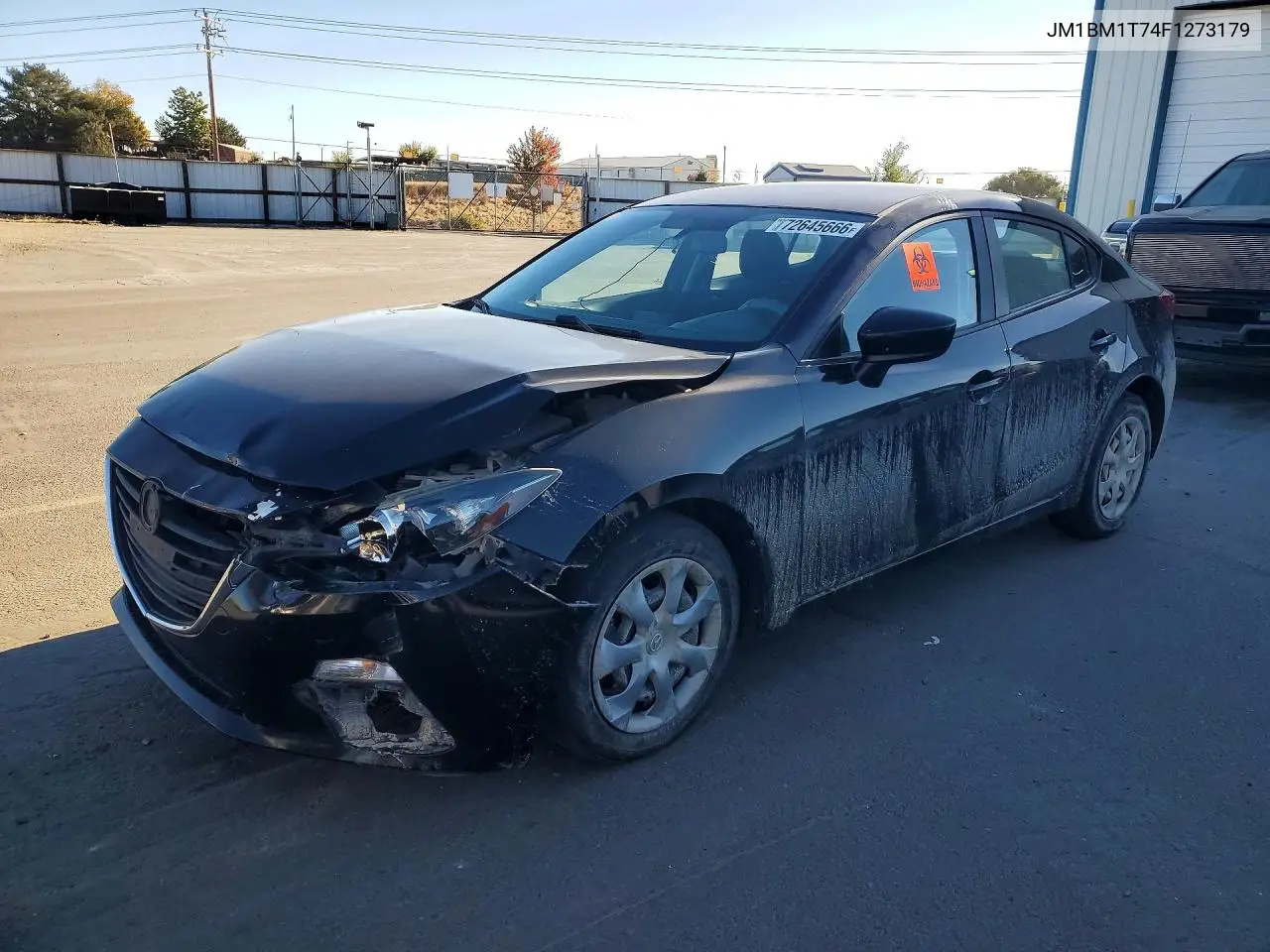 MAZDA 3 2015, VIN JM1BM1T74F1273179