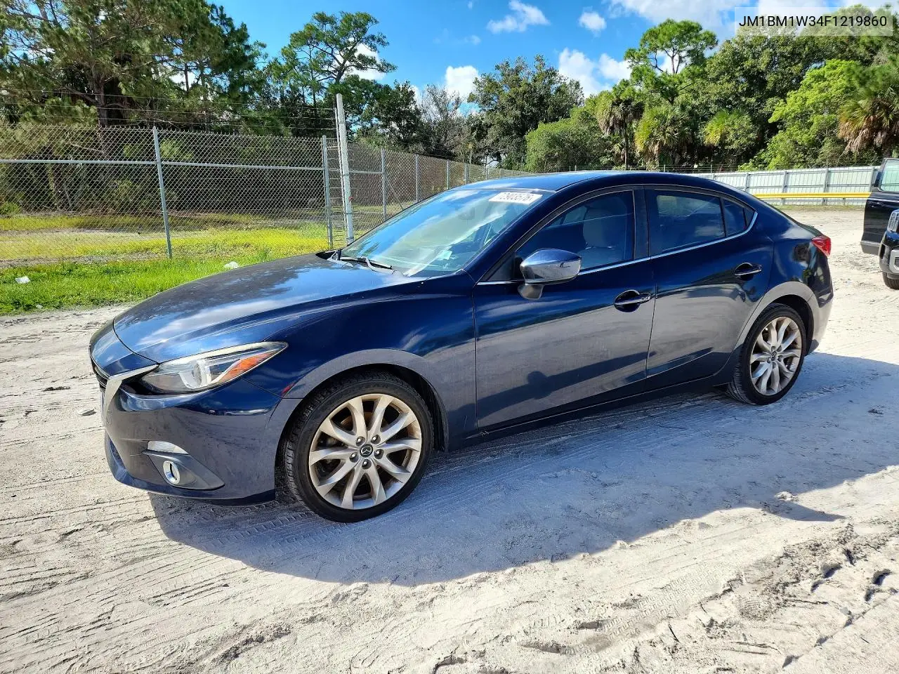MAZDA 3 2015, VIN JM1BM1W34F1219860