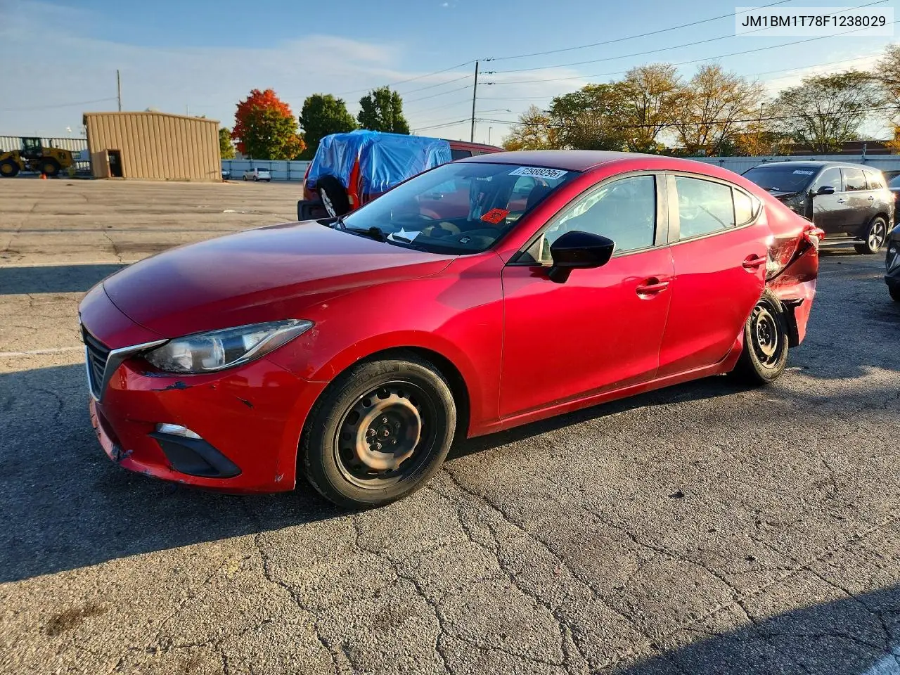 MAZDA 3 2015, VIN JM1BM1T78F1238029