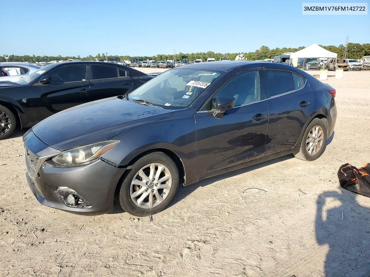 MAZDA 3 2015, VIN 3MZBM1V76FM142722