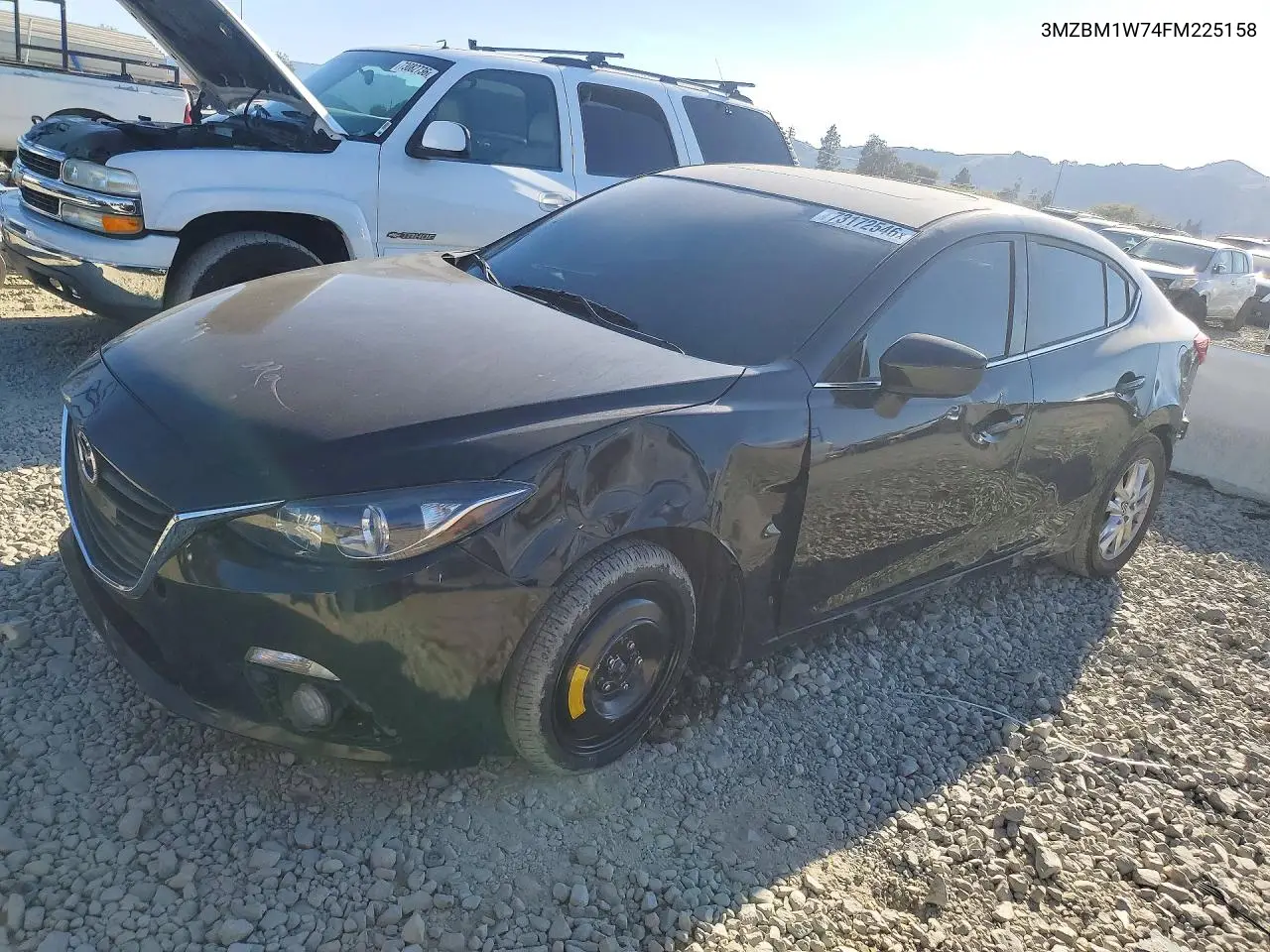 MAZDA 3 2015, VIN 3MZBM1W74FM225158