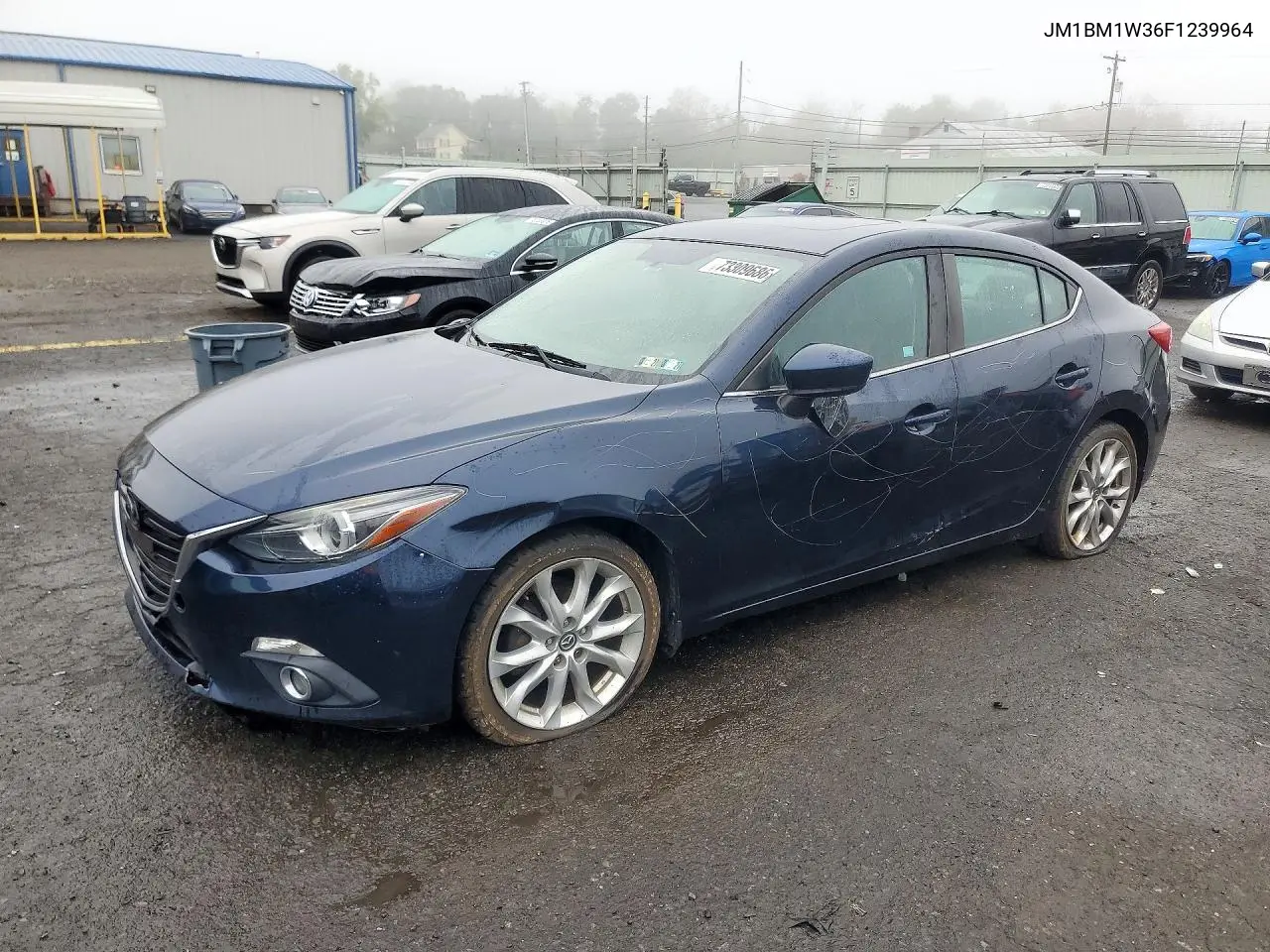 MAZDA 3 2015, VIN JM1BM1W36F1239964