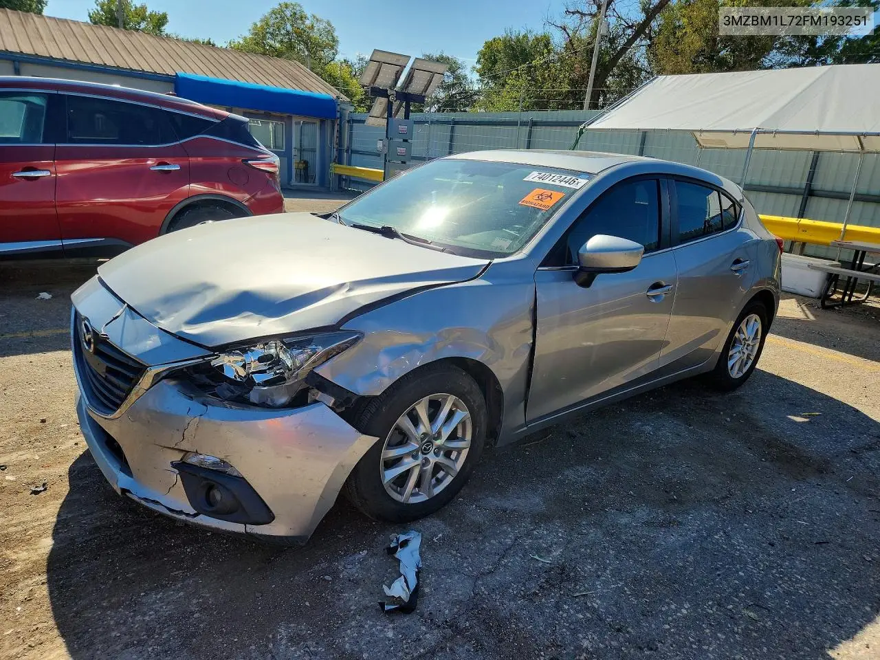 MAZDA 3 2015, VIN 3MZBM1L72FM193251