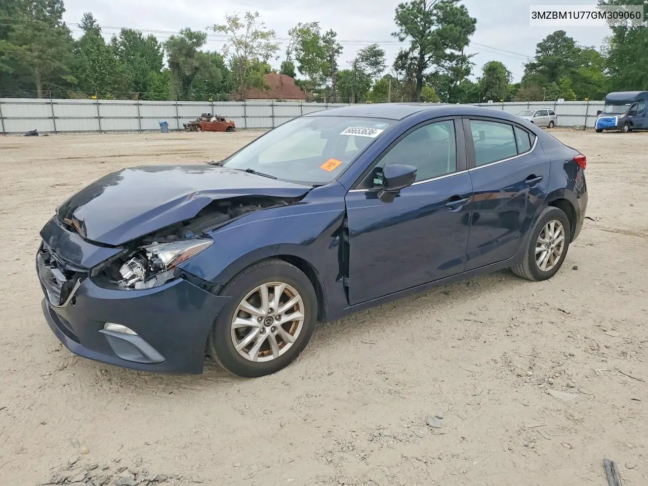 MAZDA 3 2016, VIN 3MZBM1U77GM309060