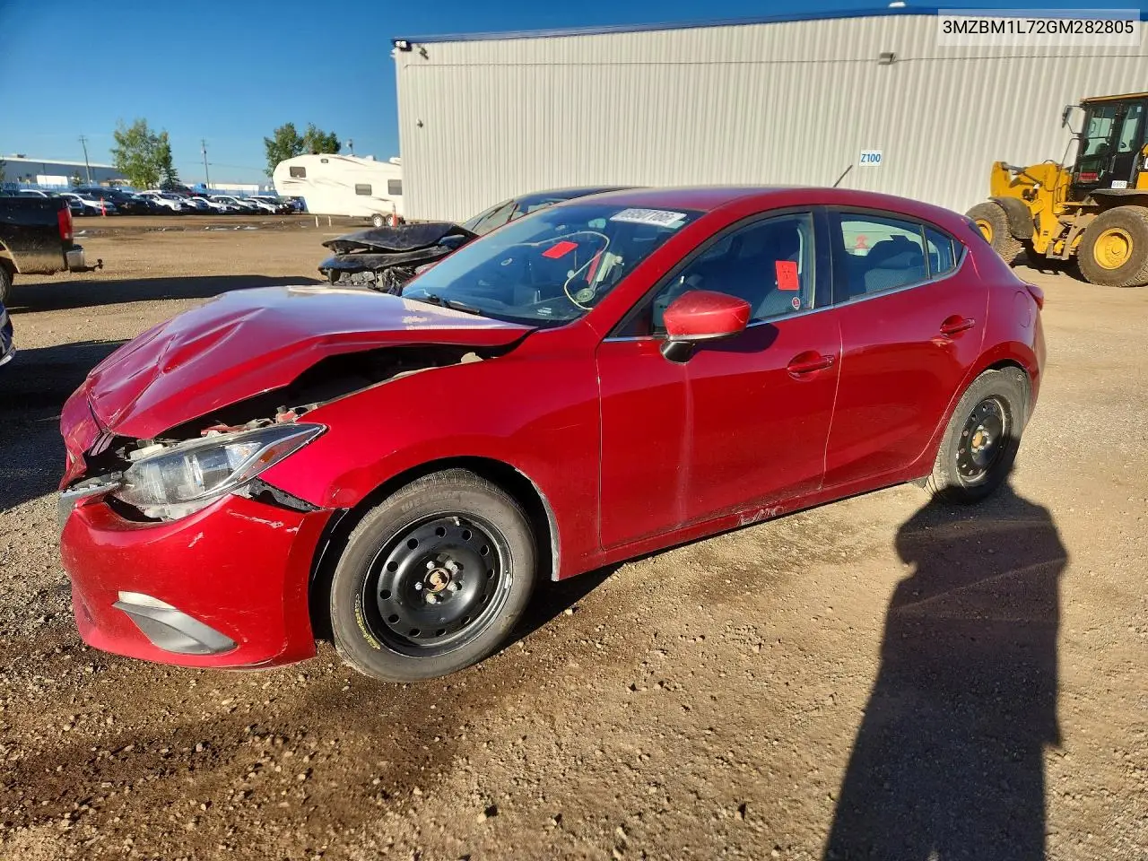 MAZDA 3 2016, VIN 3MZBM1L72GM282805