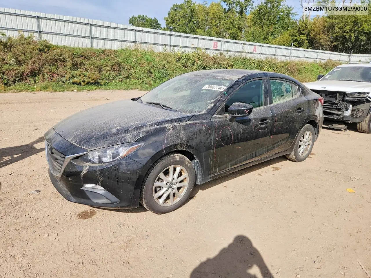 MAZDA 3 2016, VIN 3MZBM1U73GM299000