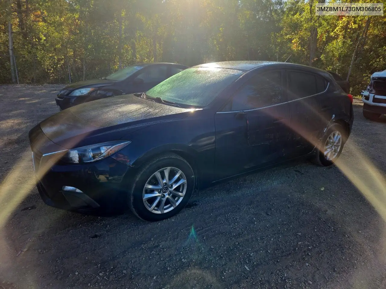 MAZDA 3 2016, VIN 3MZBM1L73GM306805