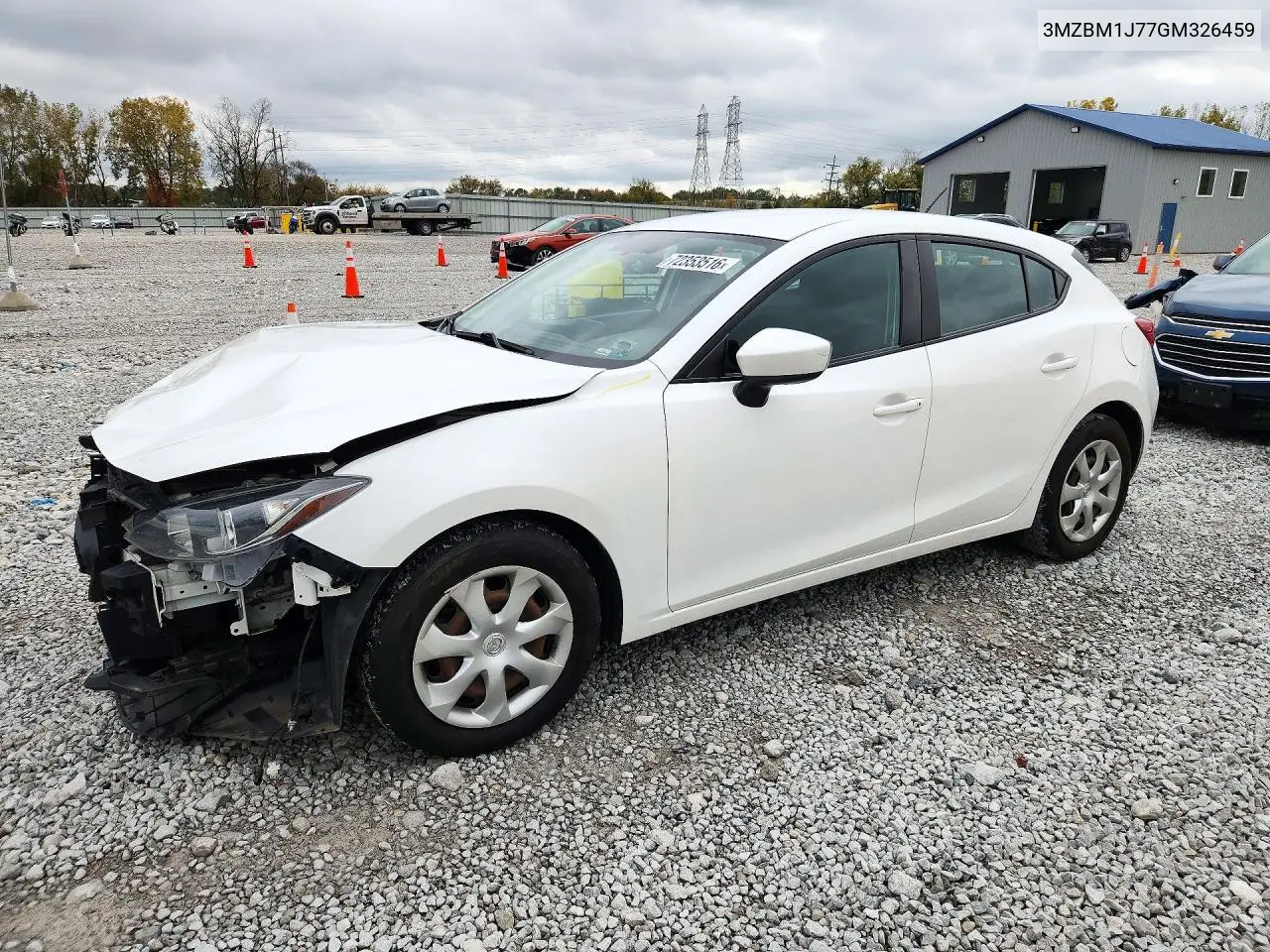 MAZDA 3 2016, VIN 3MZBM1J77GM326459