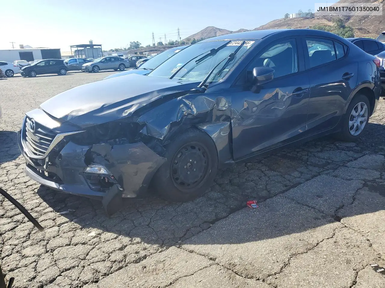 MAZDA 3 2016, VIN JM1BM1T76G1350040