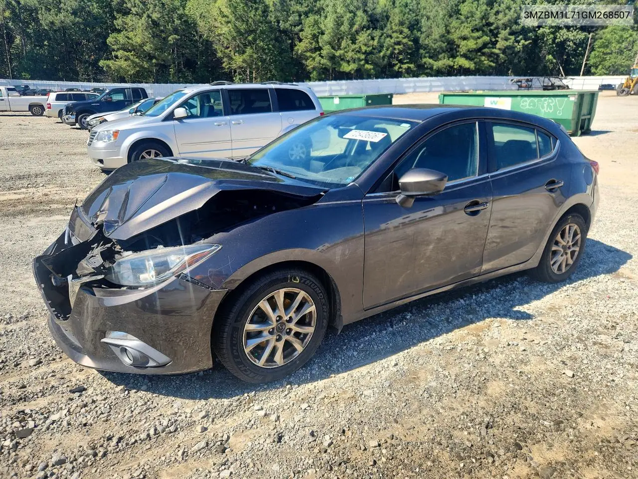 MAZDA 3 2016, VIN 3MZBM1L71GM268507