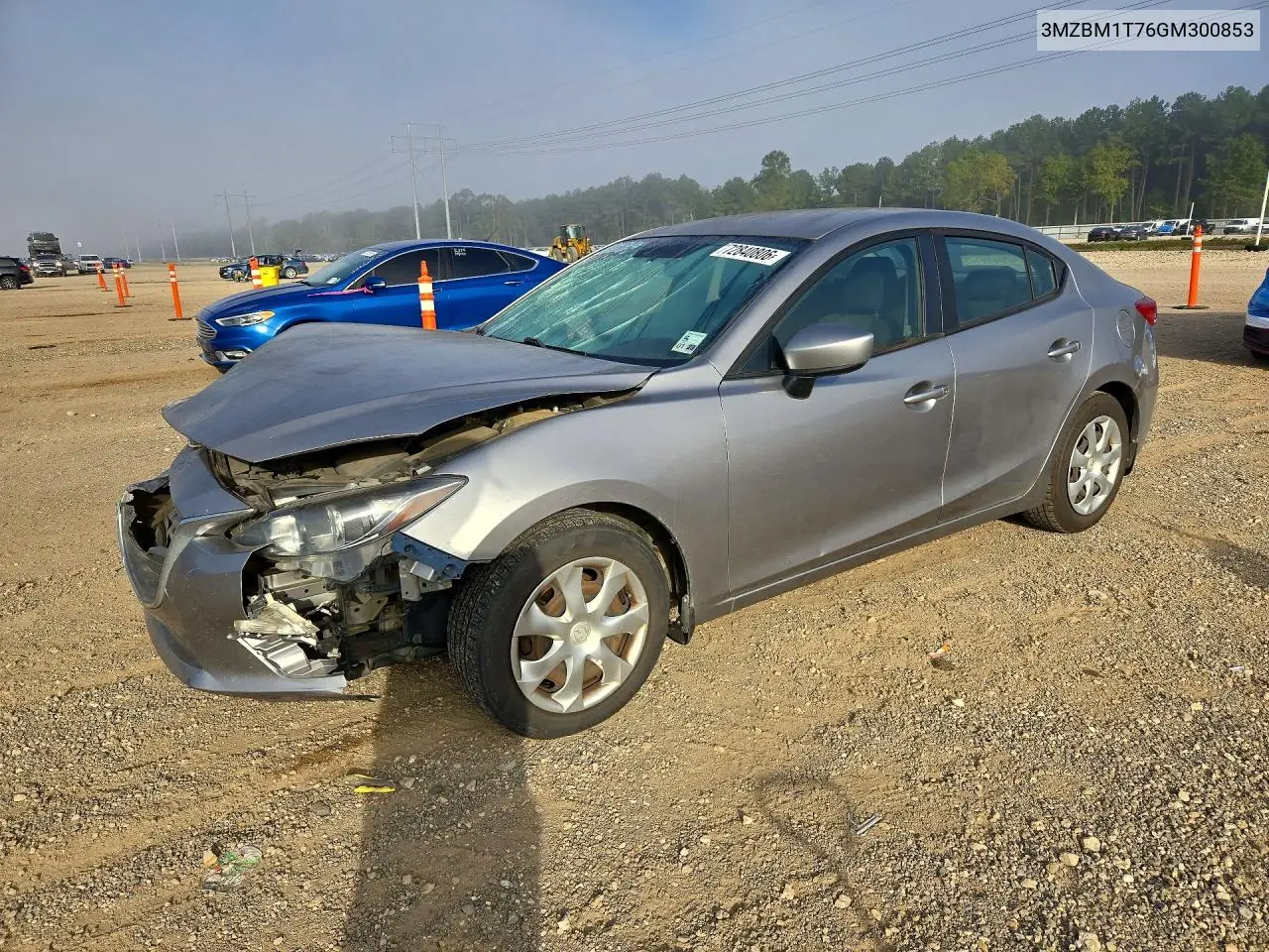 MAZDA 3 2016, VIN 3MZBM1T76GM300853
