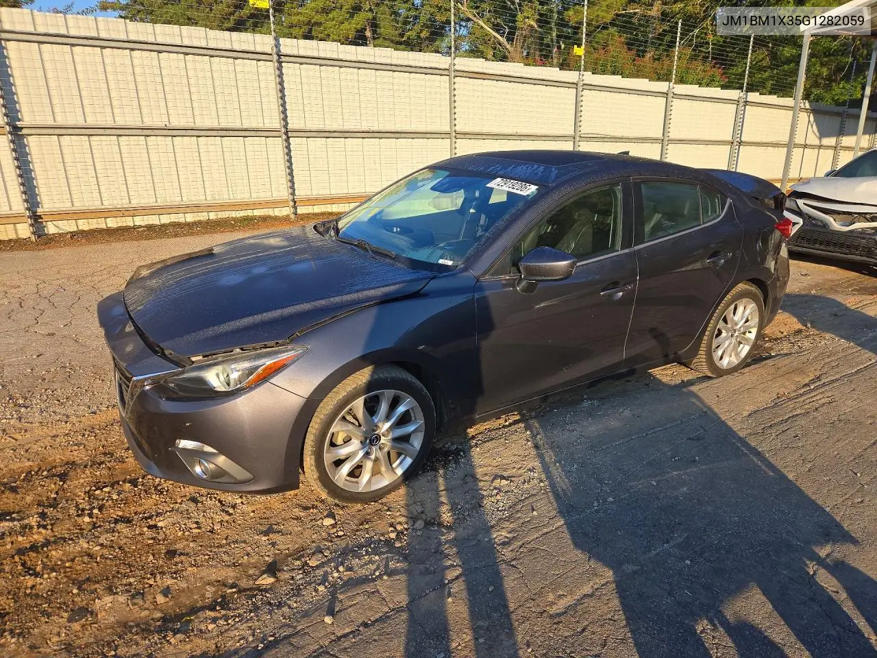 MAZDA 3 2016, VIN JM1BM1X35G1282059